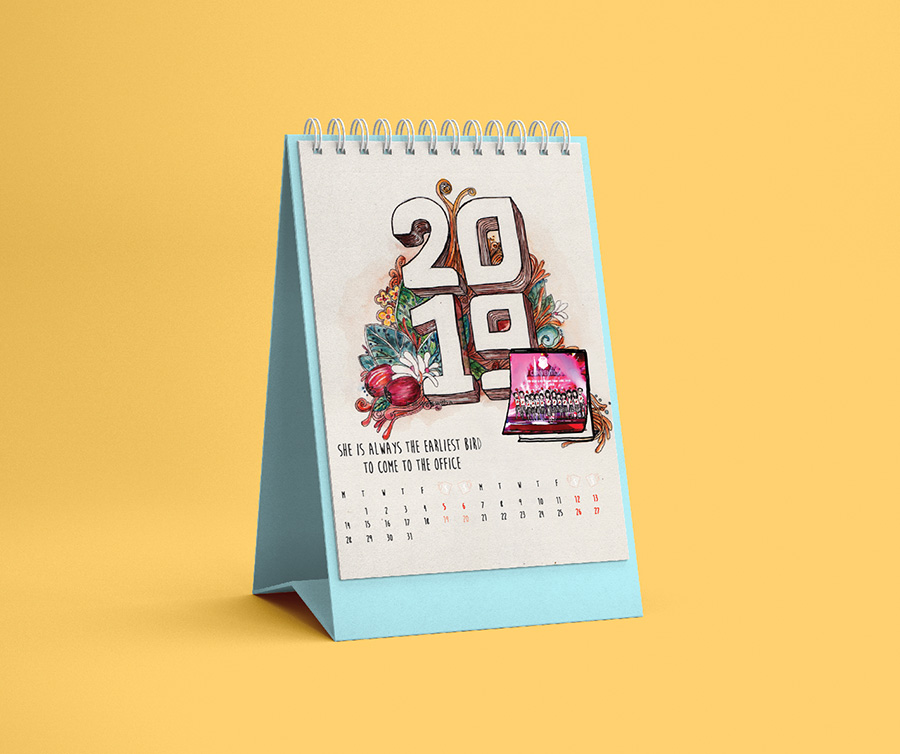 Lịch Để Bàn Độc Đáo